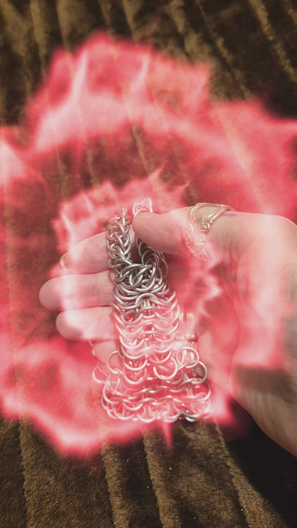 Chainmaille Tie Necklace